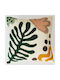 Aberto Design Perna De Canapea Din 100% Bumbac Multiverde 43x43cm