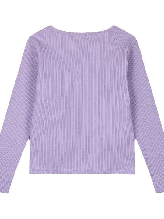 Kids Cardigan Lilac Classy