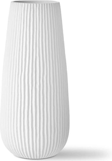 Aberto Design Bodenvasen Keramik Weiß Φ17xΥ41cm