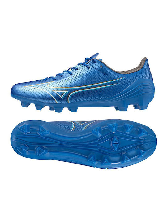 Mizuno Alfa Select Football Shoes with Cleats Beige