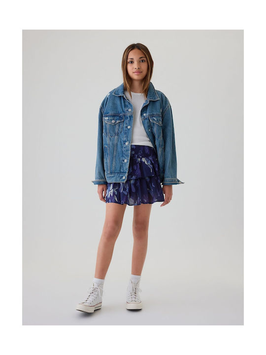 GAP Kids Skirt Floral Blue