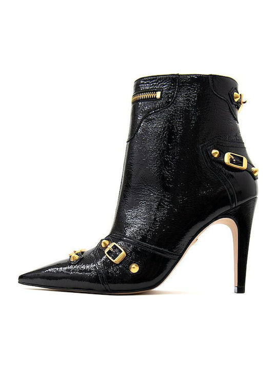 Carrano Ankle Boots PATENT LEATHER BLACK