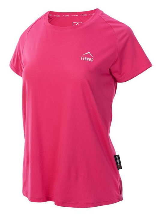 Elbrus Damen Thermo Kurzarmshirt Rosa