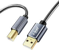 LinQ U2515 USB 2.0 USB-A male σε USB-B female 1.5m