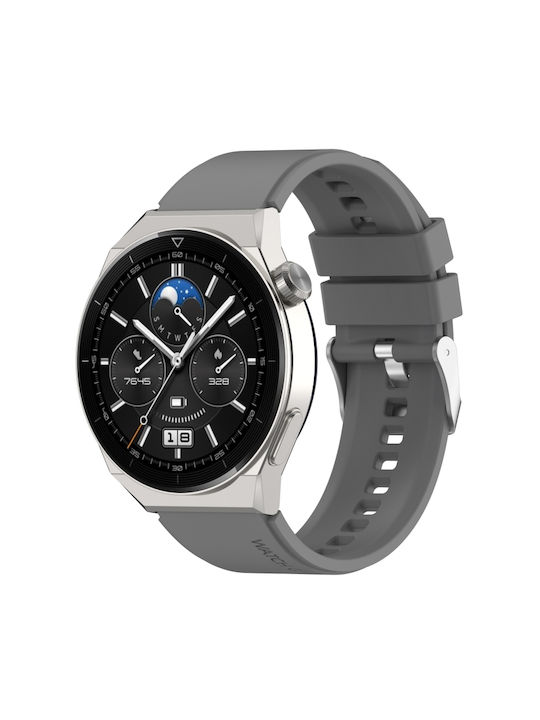Λουράκι Σιλικόνης Γκρι (Huawei Watch GT Runner)