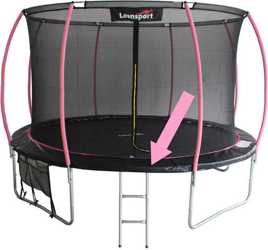 Federabdeckung Sport Max 12ft Trampolin Schwarz-Pink