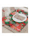 Christmas Poinsettia Tablecloth