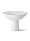 Aberto Design Διακοσμητικό Μπωλ Κεραμικό Λευκό 36x36x26cm