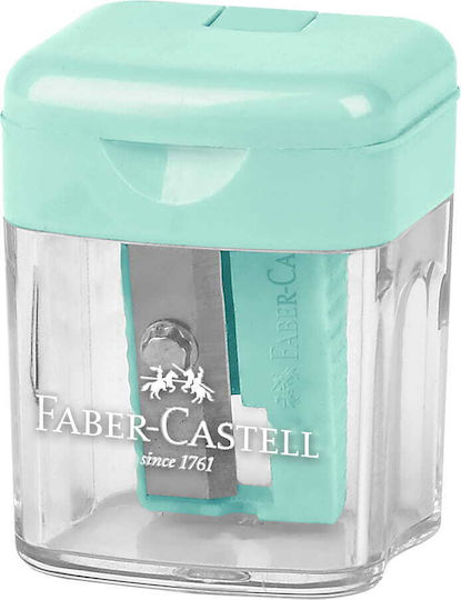 Faber-Castell Πλαστική Ξύστρα Τιρκουάζ Βαρελάκι