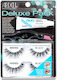 Ardell Schwarzes Deluxe Pack Wispies Künstliche Wimpern 2 Stück Künstliche Wimpern 2 Paare + Duo Wimpernkleber 2,5g