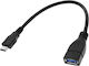 Avizar Конвертор USB-C женски към USB-A женски Черен 1бр