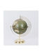 Υδρόγειος Σφαίρα Μεταλλική 752-19019 22x22x32cm Gold-olive Estheti Home Μέταλλο