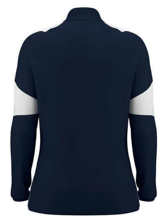 Γυναικεία Αθλητική Μπλούζα Μακρυμάνικη Navy Blue/white
