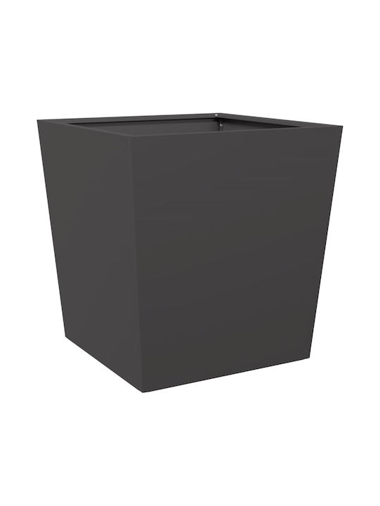 vidaXL Blumenkasten 50x50cm Black 851066