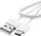 Samsung USB 2.0 Cable USB-C male - USB-A Λευκό 0.9m EP-DN930CW