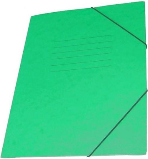 A&G Elastic Folder Presspan Light Green 25x35cm 012807-ang051-p A & G