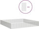 vidaXL 3321350 Galvanized Steel Cage for Rabbits 54x100