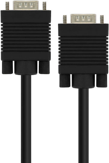 LinQ Cable VGA male - VGA male Μαύρο 20m (VGAMM-20M)