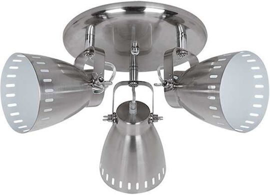 Elmark Einzel Spot mit Fassung E27 in Silber Farbe