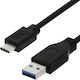 Avizar USB 2.0 Kabel USB-C männlich - USB-A Schwarz 2m (DATA-2M-USBC)