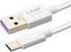 LinQ USB 2.0 Кабел USB-C Мъжки - USB-A Бял 1м TPC-K9208