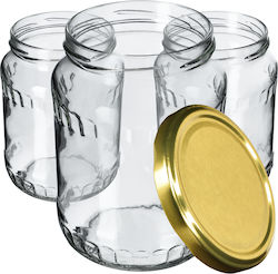 Kadax 8x Glas 720ml Einmachgläser für Konserven...