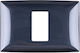 Elmark Lecce Switch Frame 1 Position in Gray Co...