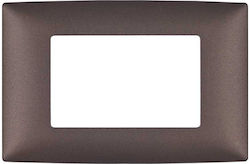 Elmark Lecce Schalterrahmen 4-fach in Gray Farb...