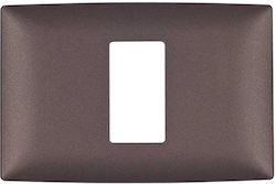 Elmark Lecce Schalterrahmen 1-fach in Gray Farb...