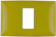 Elmark Lecce Switch Frame 1 Position in Green C...