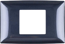 Elmark Lecce Schalterrahmen 2-fach in Gray Farb...