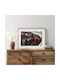 Walls Steering Wheel Rahmen Holz white frame 30x20cm
