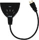 LinQ Μετατροπέας HDMI male σε HDMI 3x female 1τμχ VK-330