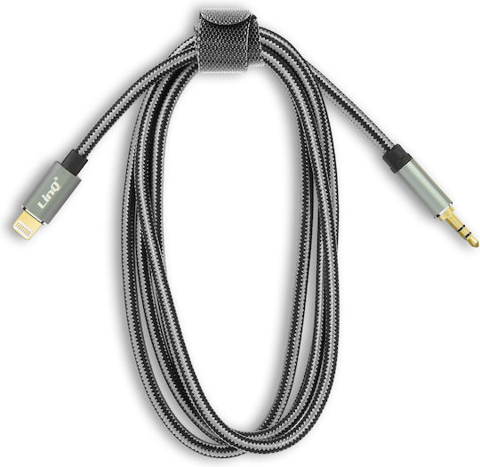 LinQ Geflochten 3.5mm zu Lightning Kabel Gray 1.5m (A3522)