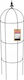 Kadax Metal Garden Obelisk Flower Garland 120cm