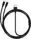 Avizar Regulär USB zu Typ-C Kabel 2A Schwarz 3m (DATA-PS5-2USBC)