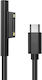 Avizar Usb-c 45w Зареждащ Кабел Surface Pro 7 Pro 6 5 4 3 Go Черен