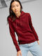 Ess Logo Women's Sweatshirt Hooded Red