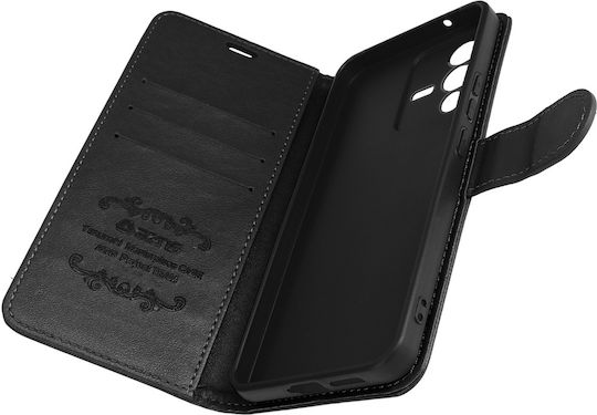 Folio Vivo 23 5g Case Wallet Video Stand Smooth Leather Effect Black