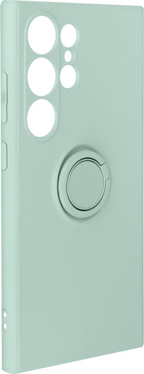 Avizar Ringhülle Galaxy S24 Ultra Flexibler Ständer Ring Blassgrün