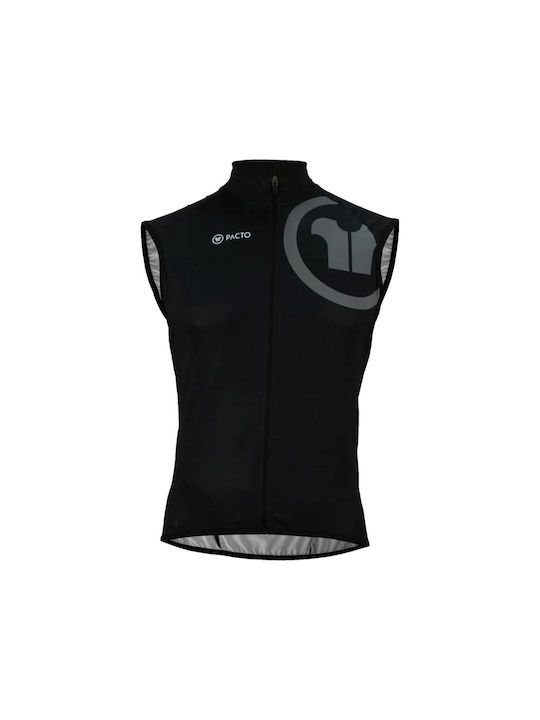 Pacto Team Pro Men's Sleeveless Cycling Jersey Black Pacto Team Pro Men's Sleeveless Cycling Jersey Black