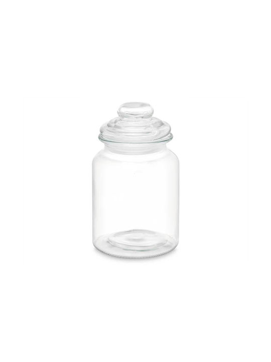Arte Regal General Use Glass Jar with Lid Transparent 900ml