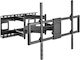 Gembird WM-120ST-01 Βάση Τηλεόρασης Τοίχου με Βραχίονα έως 120"