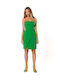 MOE Mini Dress Green