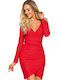 MOE Mini Evening Dress Red