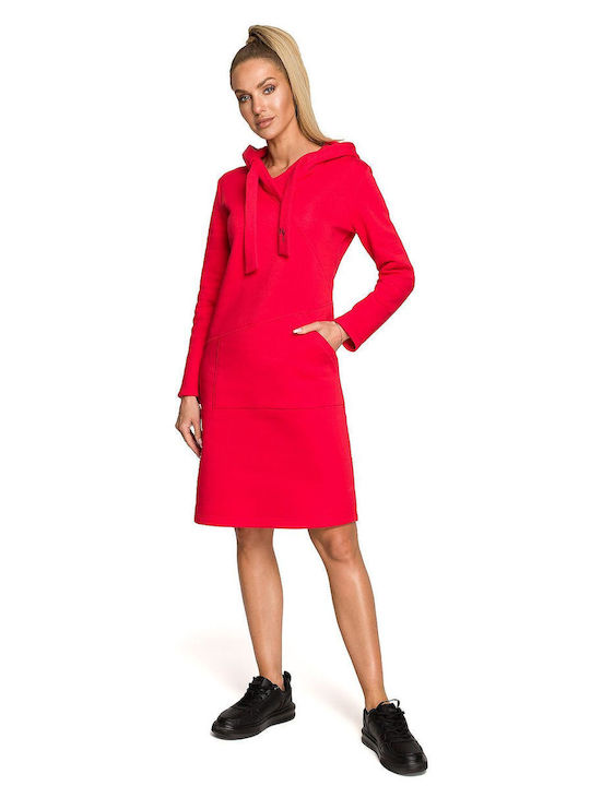 MOE Dress with Hood Red