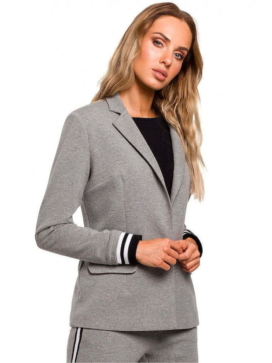 MOE Women's Blazer Gray