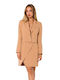 MOE Long Women's Blazer Beige