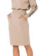 MOE Skirt in Beige color