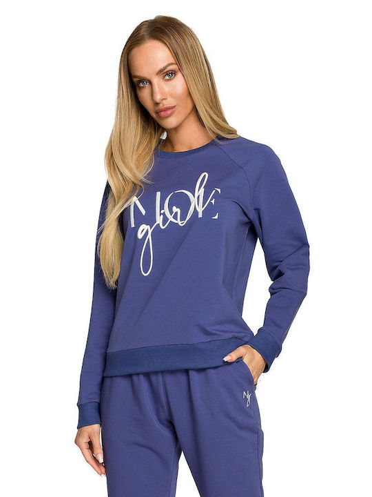 MOE Herren Sweatshirt Marineblau